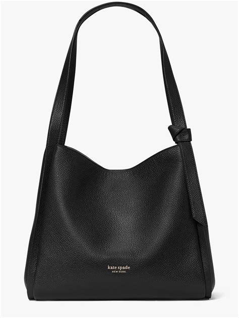 Women's black knott large shoulder bag | Kate Spade : Kate Spade Store