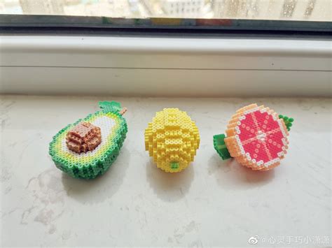 Fruit Perler Bead Patterns | 3d perler bead, Perler bead patterns, Pearl beads pattern