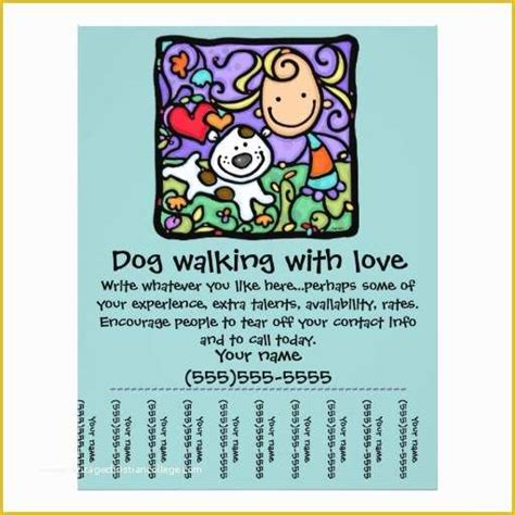 Free Dog Walking Business Card Template Of 1000 Images About Dog Walking Business Cards On ...