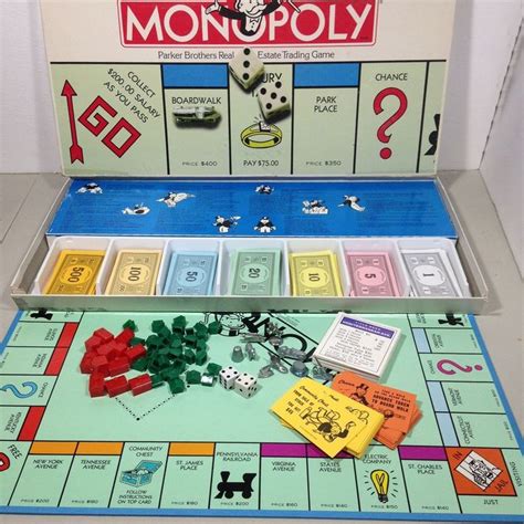 Vintage 1961 MONOPOLY No. 9 Parker Brothers Board Game - Classic | eBay | Monopoly cards, Board ...