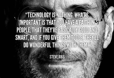 STEVE JOBS QUOTES ON INFORMATION TECHNOLOGY image quotes at relatably.com