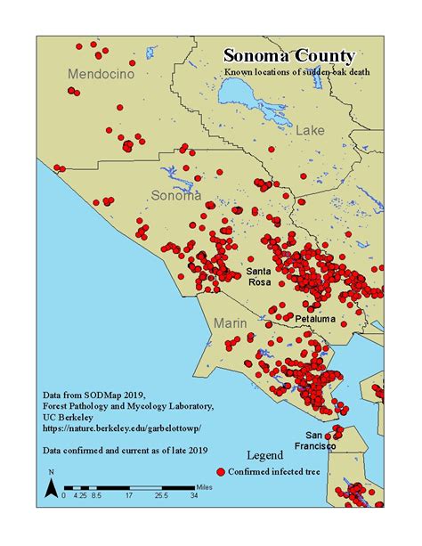 Maps - Sudden Oak Death