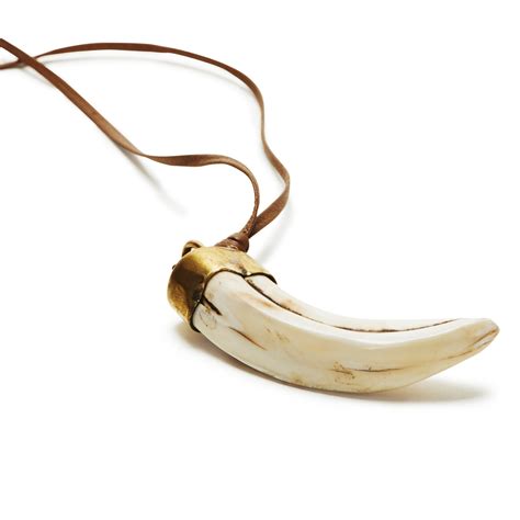 Wild Boar Tusk Necklace – Laurier Blanc | Unique Home Decor From Around The World