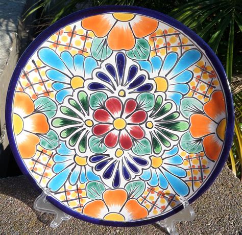 Talavera Dinner Plates. Certified International, Multicolor Talavera 11" Melamine (nitrogen ...