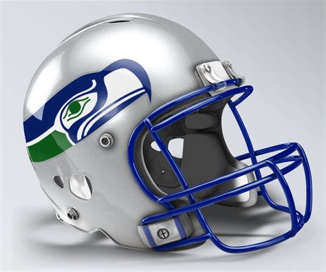 Seattle Seahawks 0311 Riddell Nfl Throwback Authentic