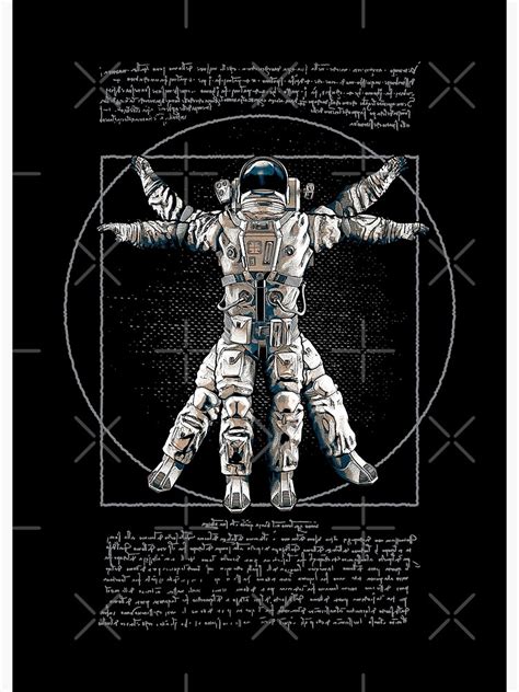 "Vitruvian Man Vintage Astronaut Spaceman" Poster for Sale by GrandeDuc | Redbubble