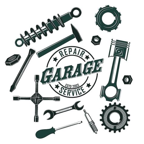 Car Mechanic Tools Clipart