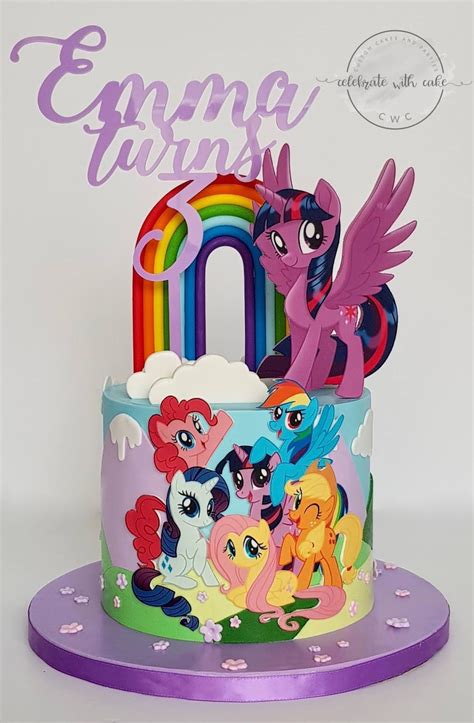 My Little Pony single tier Cake