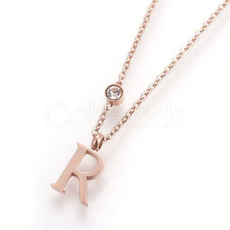 Cheap (Jewelry Parties Factory Sale)304 Stainless Steel Initial Pendant Necklaces Online Store ...