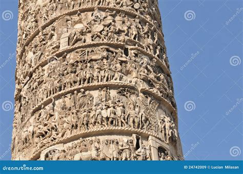 Trajan's Column, Rome stock image. Image of archaeological - 24742009