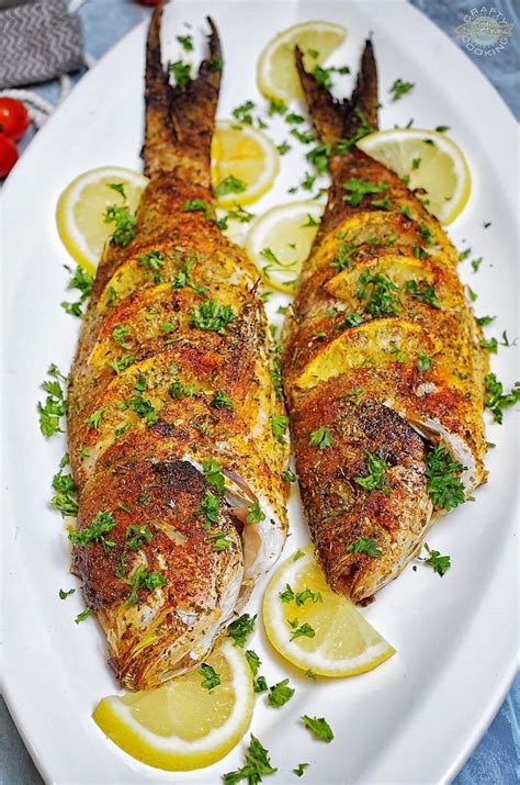 Oven Baked Whole Snapper