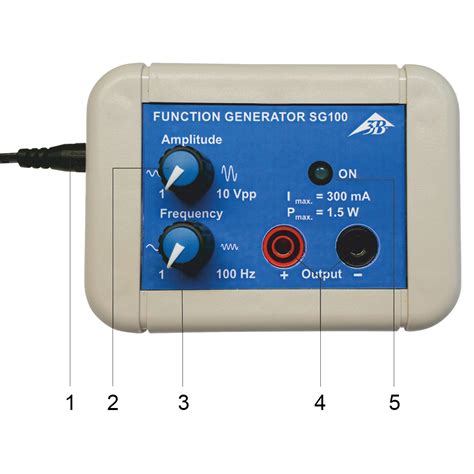 Sine wave generator SG100 (230 V, 50/60 Hz) - 1021744 - U8557980-230 - Function Generators - 3B ...