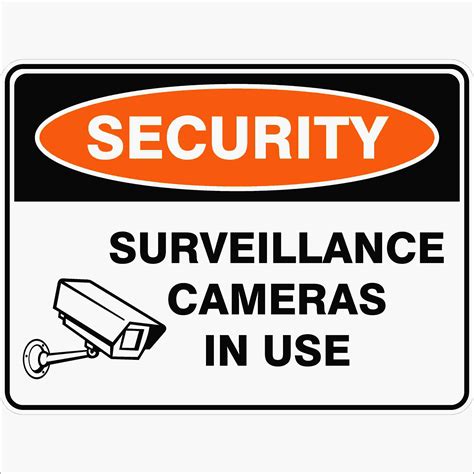 SURVEILLANCE CAMERAS IN USE | Discount Safety Signs Australia