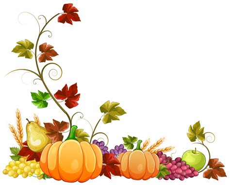 Autumn decoration clipart - Clipground