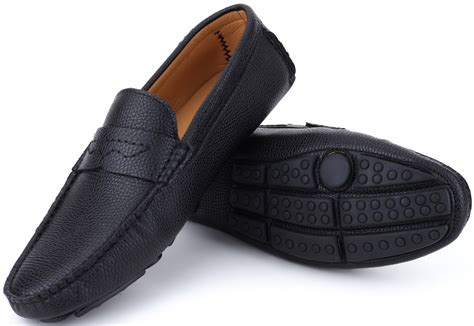 mio marino mens loafers - italian dress casual loafers for men - slip-on driving shoes - in gift ...