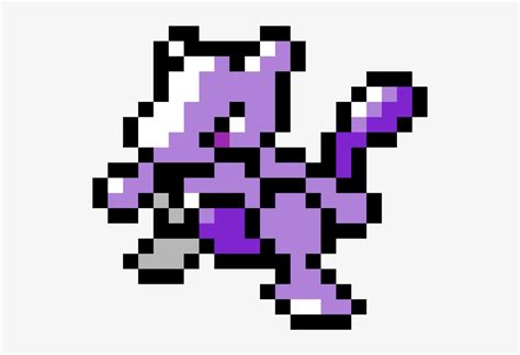 Mewtwo - Pixel Art Pokemon Mewtwo Transparent PNG - 1200x1200 - Free Download on NicePNG