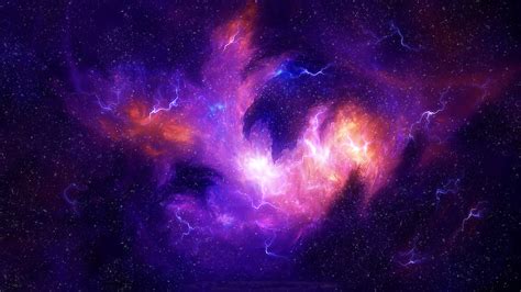 Purple Nebula: Sci-Fi Space HD Wallpaper