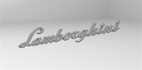 Lamborghini Logo Outline