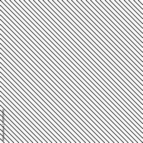 Diagonal stripe seamless pattern. Geometric classic black and white thin line background. Stock ...