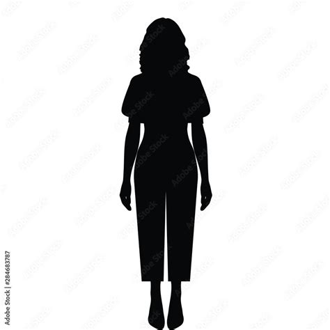 woman silhouette , girl silhouette in suit. business woman icon Stock Vector | Adobe Stock