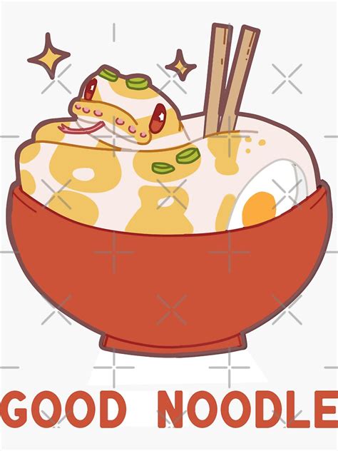 "good noodle" Sticker for Sale by frerinart | Redbubble