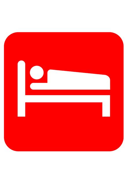 Red Hotel Bed Clip Art at Clker.com - vector clip art online, royalty free & public domain