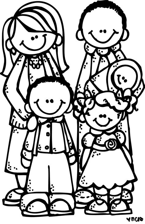 Clipart Family Black And White - ClipArt Best