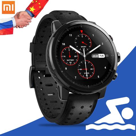 Xiaomi Mi Huami Amazfit Smart Watch 2S Sapphire Crystal Screen Bluetooth Smartwatch With GPS ...