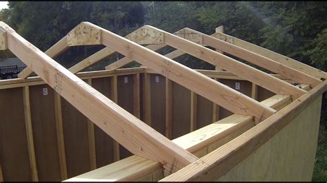 Framing A Shed Roof With Overhang - kobo building