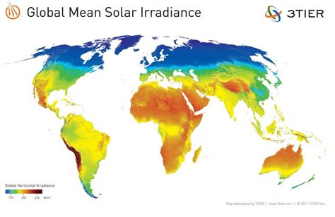 Solar Irradiance Map Of India - United States Map