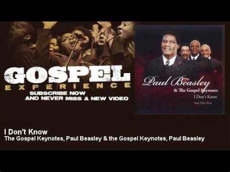 Paul Beasley & The Gospel Keynotes - Music Profile | BANDMINE.COM