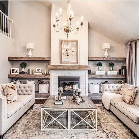 20+ Modern Farmhouse Living Room Decor – DECOOMO