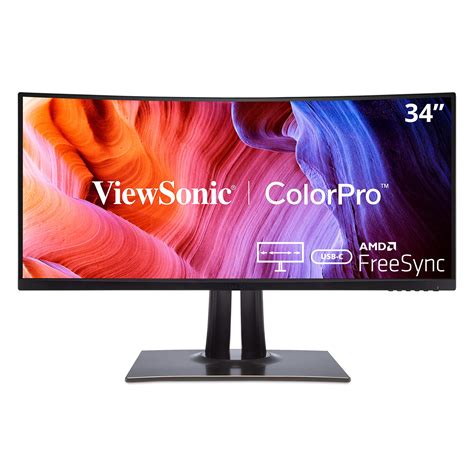 Buy ViewSonic VP3481a 34-inch WQHD Curved Professional Monitor with 100% sRGB, Delta E