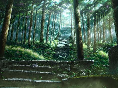 🔥 Download Anime Landscape Outdoor by @alexanders91 | Anime Forest Backgrounds, Anime Forest ...