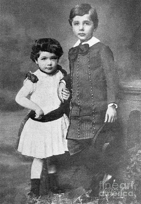 Albert And Maja Einstein As Children Photograph by Bettmann - Fine Art America