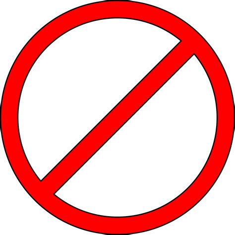 Do Not Use Sign Clip Art - ClipArt Best