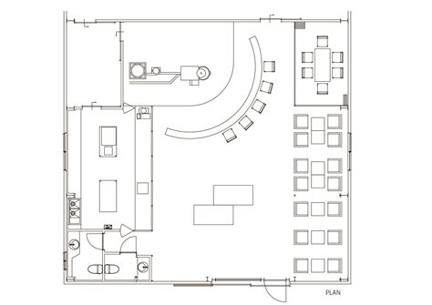 Coffee Shop Floor Plan Layout - floorplans.click