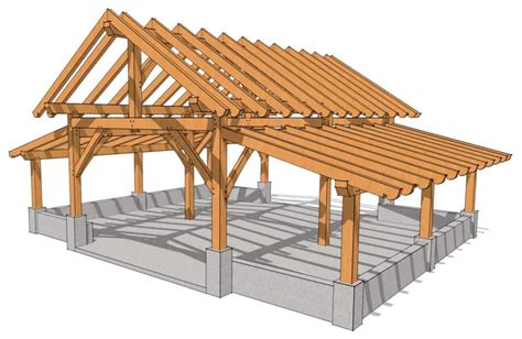 Pavilion Plans - Timber Frame HQ