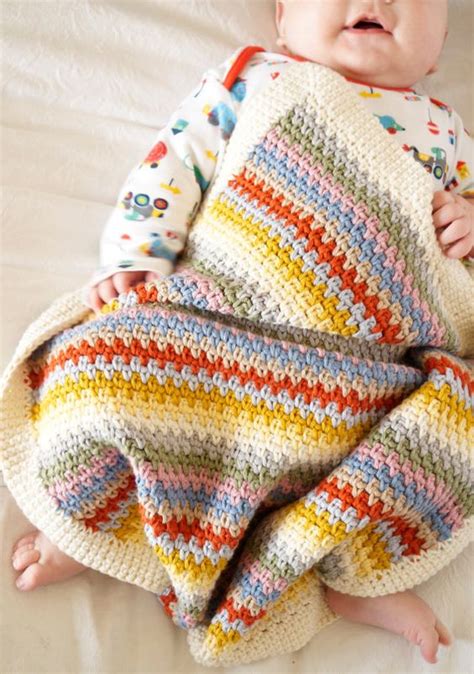 8 Crochet Baby Blanket Patterns | Free Knitting Patterns | Handy Little Me