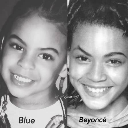 Beyonce and Blue Ivy look like twins in photo of them placed side by side