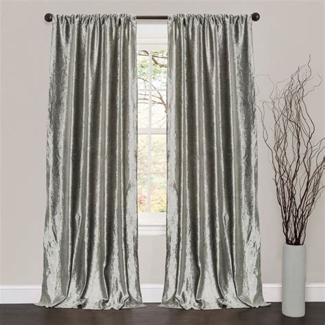 2023 Latest Velvet Dream Silver Curtain Panel Pairs