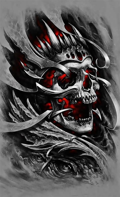 Skull by KishiDroid237 - a1 now. Browse millions of popular skull Wallpap. Skull artwork, Skull ...