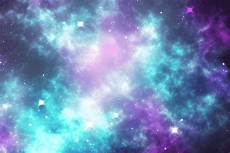 Rich Galaxy Background Ultra HD Detail Blue Purple Colors · Creative Fabrica