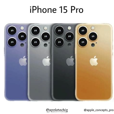 iPhone 15 Pro Renders | Possible Colors & Camera Configuration