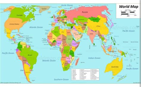 World Political Map Latest - Gerrie Constancia