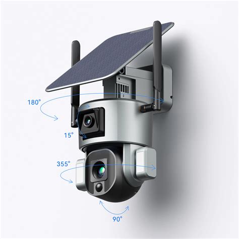 4G Solar Powered Dual Camera - Dual Lens PTZ Camera - ECHO Protection Technology