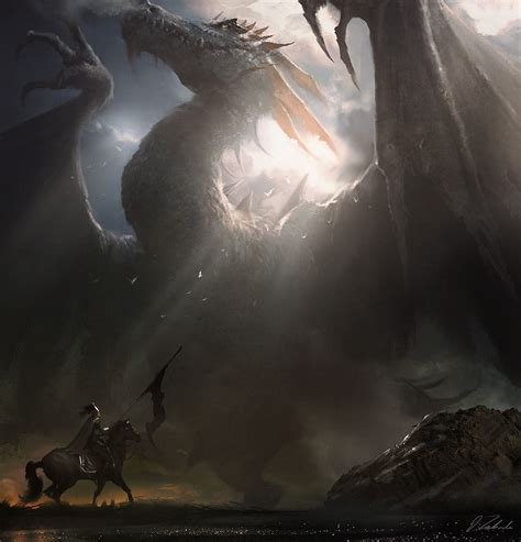 Black dragon, fantasy art, dragon, Darek Zabrocki HD wallpaper | Wallpaper Flare