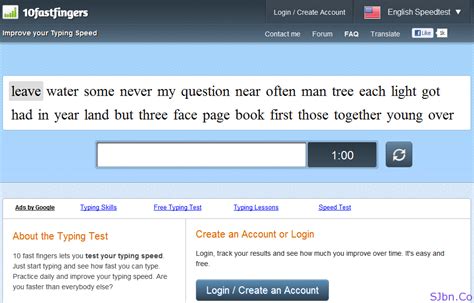 Test Your Typing Speed (WPM) With Your Ten Fast Fingers