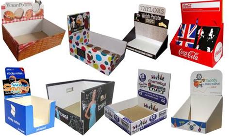 Custom Retail Corrugated Cardboard Counter Display Boxes Manufacturers