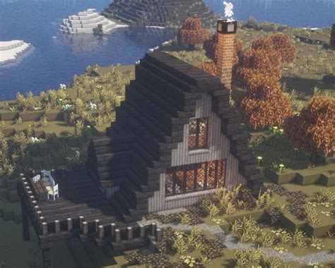 Seaside A-frame Minecraft House | Minecraft houses, Minecraft architecture, Minecraft blueprints